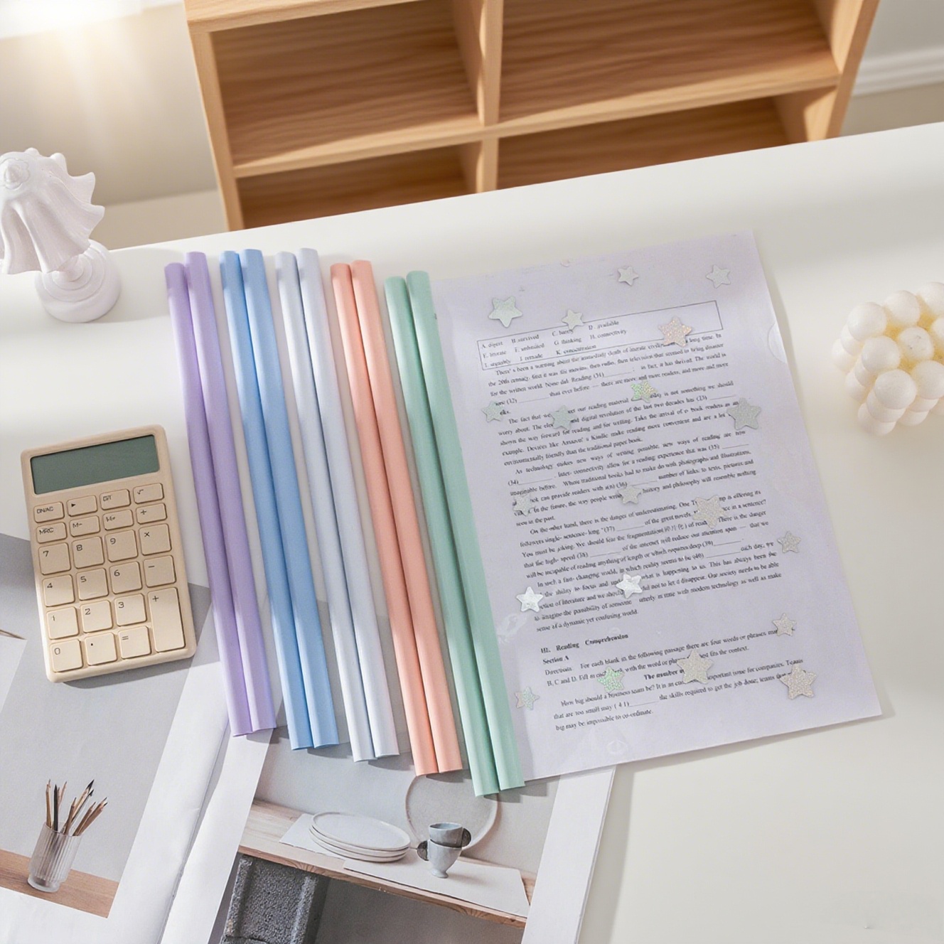 Binder A4 Lever - 10-حزمة رافعة كليب A4 الموثق شفافة