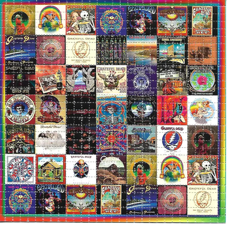 Ink Blotter Paper - 60s ألبوم مخدر LSD/حماض الحرة نشاف
