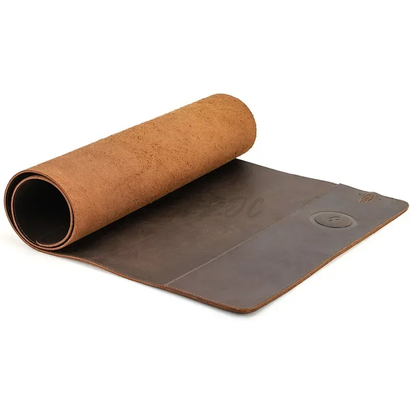 Leather Desk Pad - لوحة ماوس كلاسيكية من جلد البقر