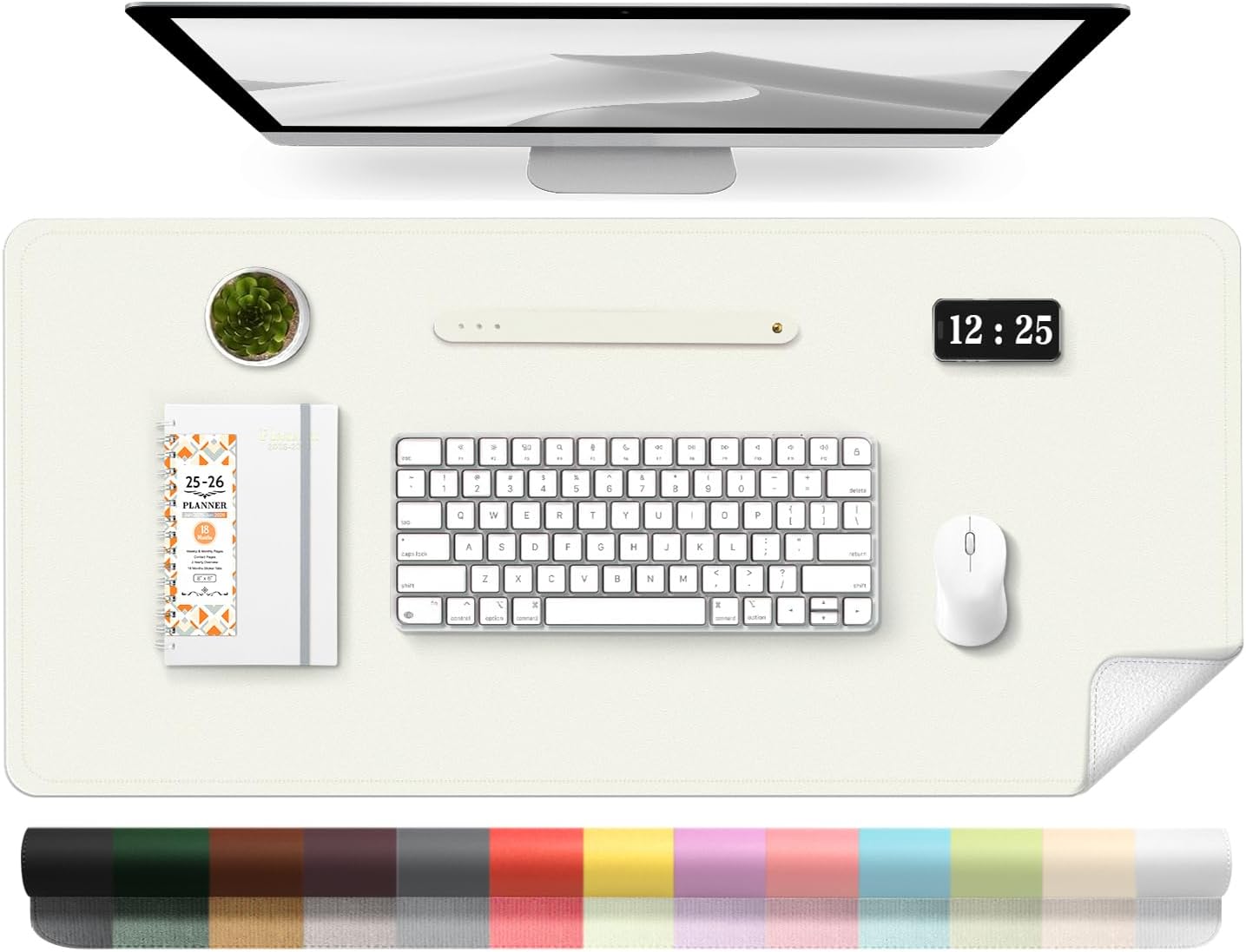 Leather Desk Pad - واقي مكتب من الجلد مقاس 39.4×17