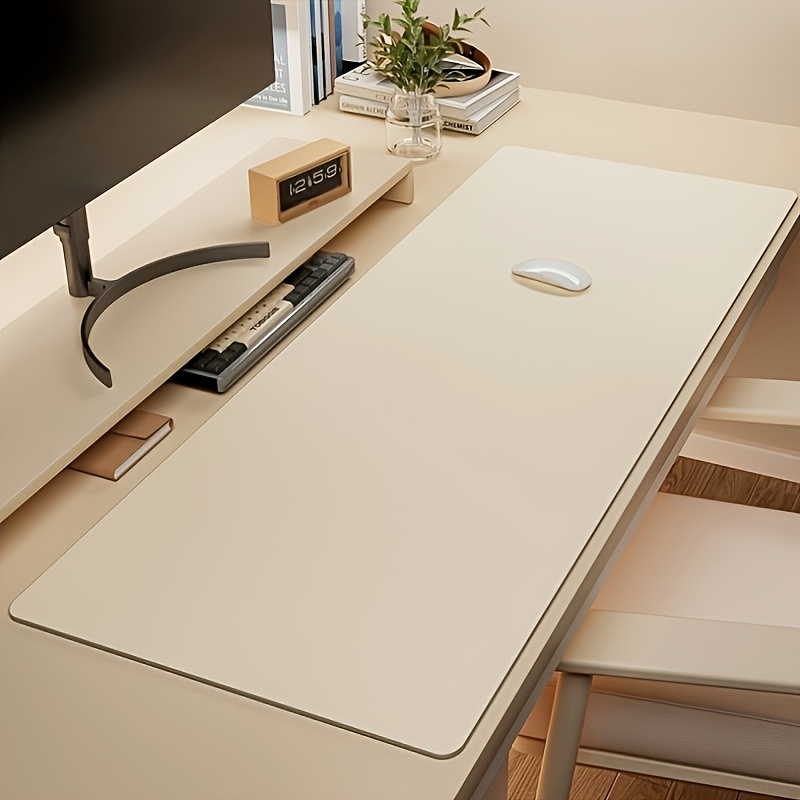 Leather Desk Pad - لوحة ماوس كبيرة من الجلد الصناعي،
