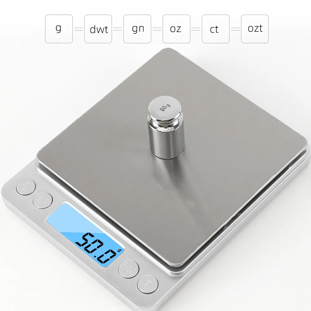 Tape Dispenser Weighted - 3000 جرام 0.1 جرام ميزان إلكتروني
