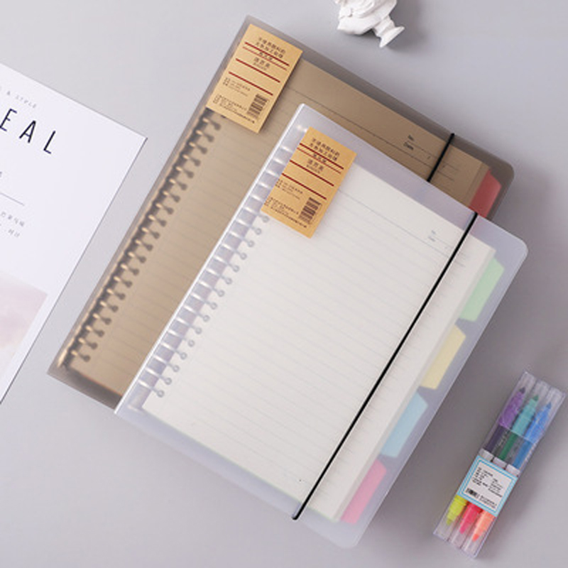 Binder A4 Lever - A4/B5/A5 دفتر ملاحظات فضفاض لإعادة تعبئة