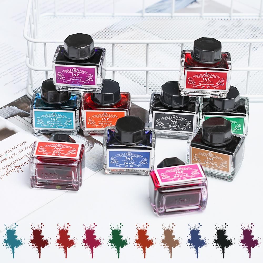 Fountain Pen Bottled Ink - حبر خالي من الكربون لقلم النافورات