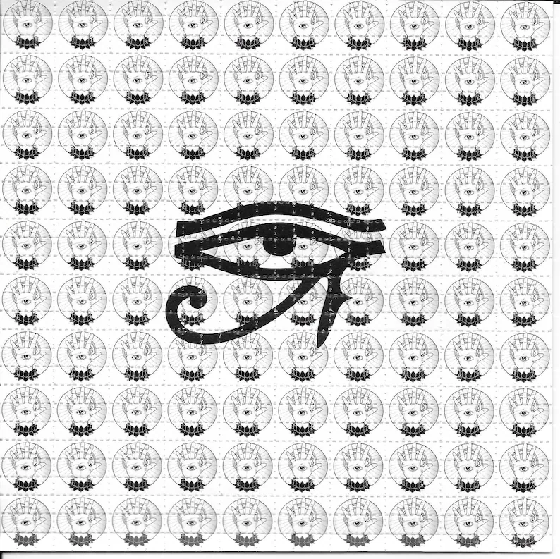 Ink Blotter Paper - عين بروفيدنس مخدر LSD حمض الحرة