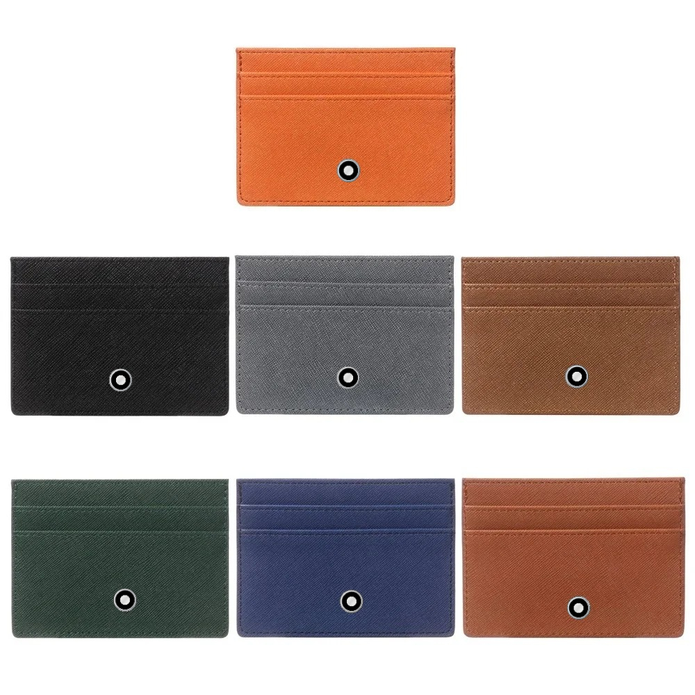 Index Card Holder - محافظ جلدية نحيفة للرجال والنساء بتصميم