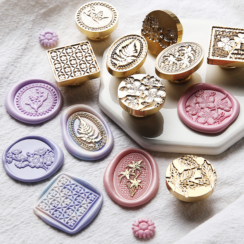 Wax Seal Stamp Set - الرجعية ختم من الشمع ختم الربيع