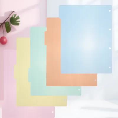 Tab Divider A4 - 10 قطع من فواصل الأوراق البلاستيكية