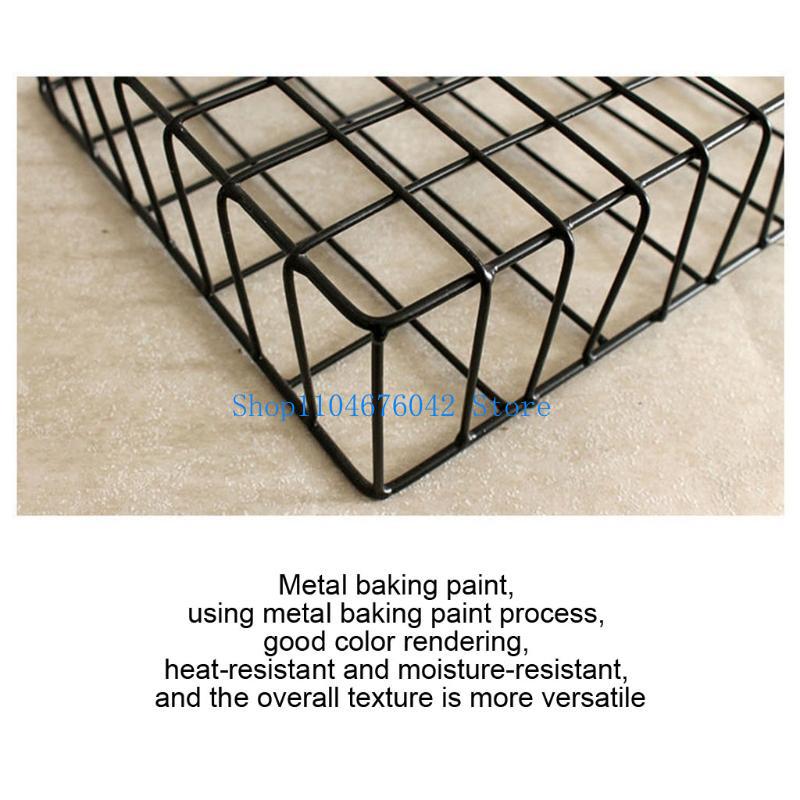 Magazine Holder Rack - 652F البريد المنظم سلك سلة الحائط