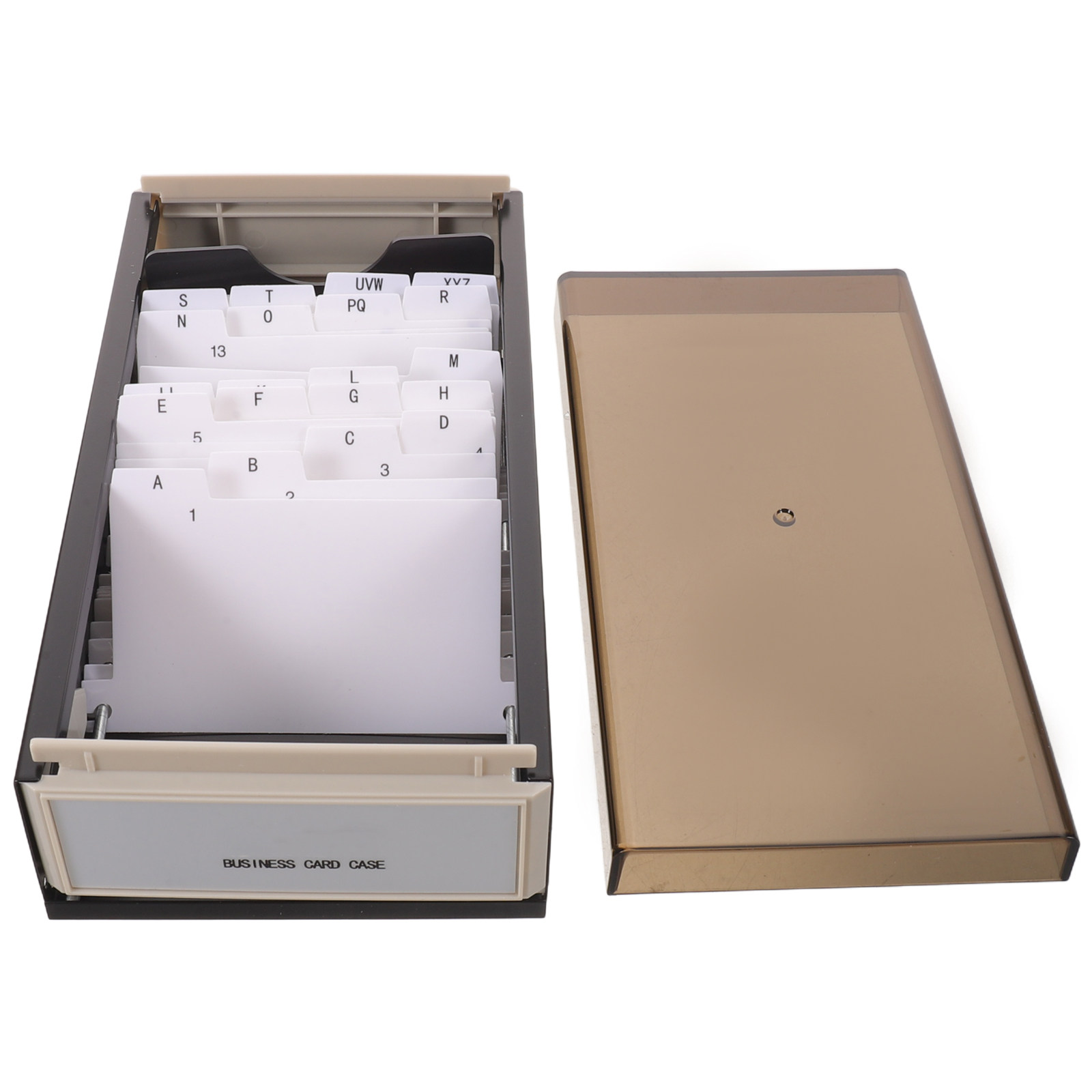 Card Index Box - منظم بطاقات العمل، صناديق تخزين كبيرة،