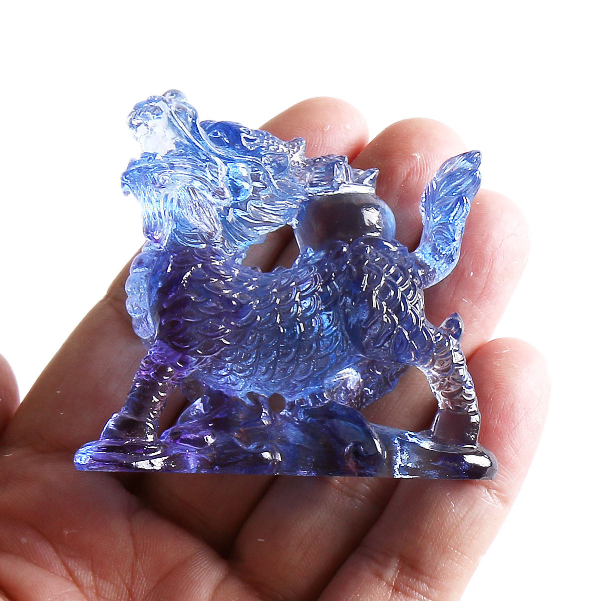 Paper Weight Crystal - تمثال شيه لين من كريستال ليولي