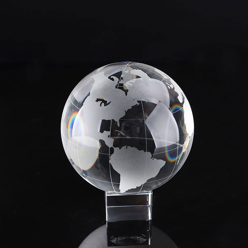 Paper Weight Crystal - كريستال بول ثقالة الورق كرة القدم