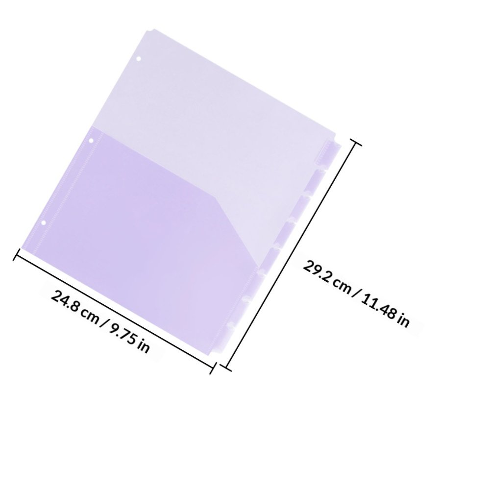 مجموعتان من فواصل المجلدات الب - مراجعة Tab Divider A4 وسعره