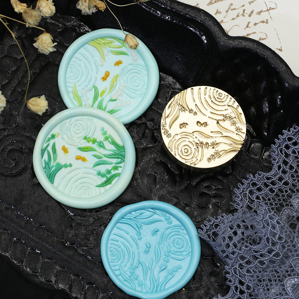 25 مللي متر الزهور ختم من الشم - مراجعة Wax Seal Stamp Set وسعره