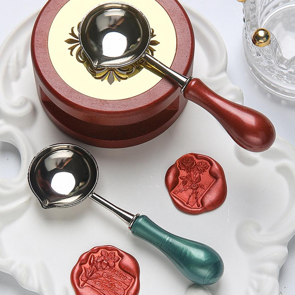 مجموعة ملاعق شمعية مانعة للتسر - مراجعة Wax Seal Stamp Set وسعره
