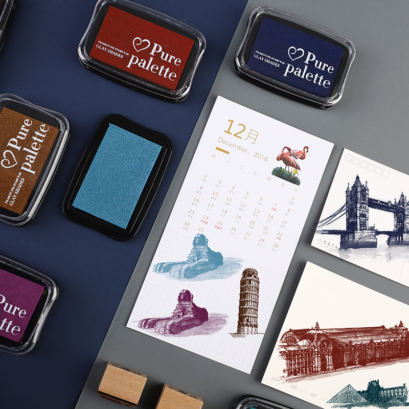 20 لون كبير الحجم خمر مختمة لخ - مراجعة Rubber Date Stamp وسعره