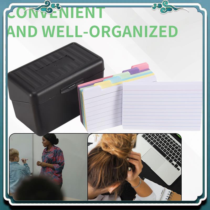 مجموعة حاملات بطاقات الفهرسة،  - مراجعة Card Index Box وسعره