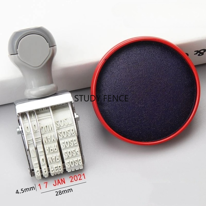 المحمولة الإنجليزية تاريخ ختم  - مراجعة Rubber Date Stamp وسعره