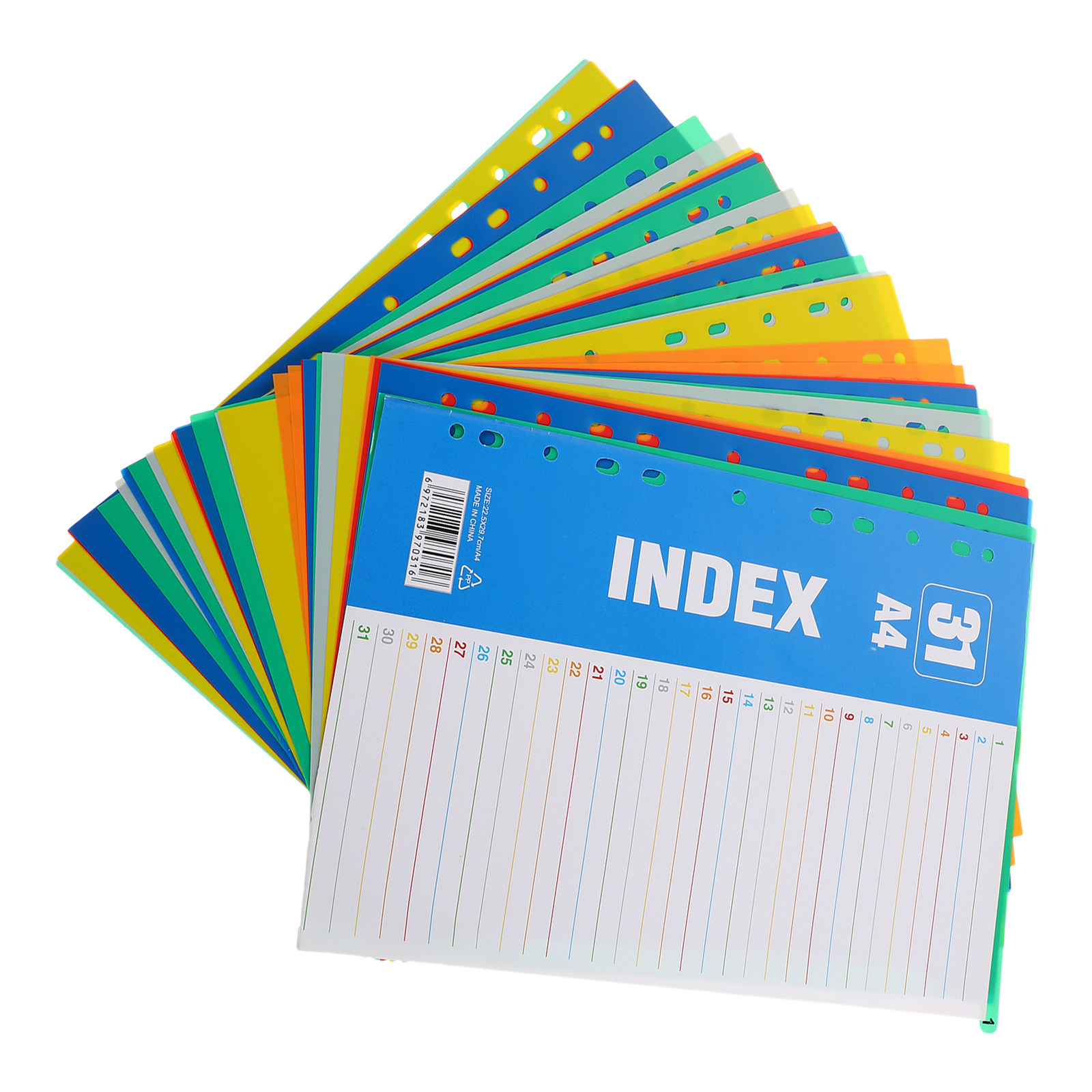 مجموعة من 11 فاصل بلاستيكي قوي - مراجعة Tab Divider A4 وسعره