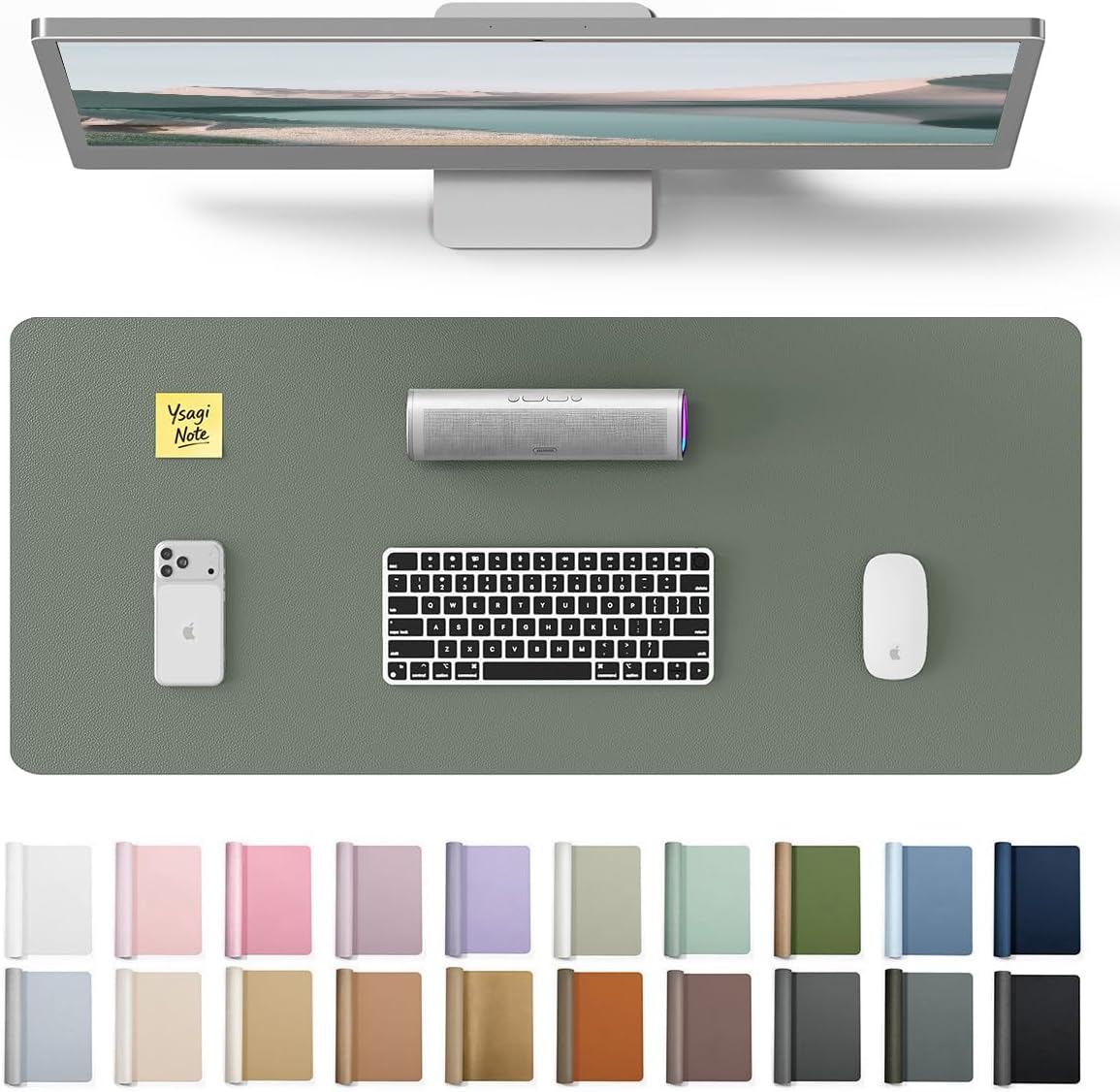 واقي مكتب من الجلد، لوحة ماوس  - مراجعة Leather Desk Pad وسعره