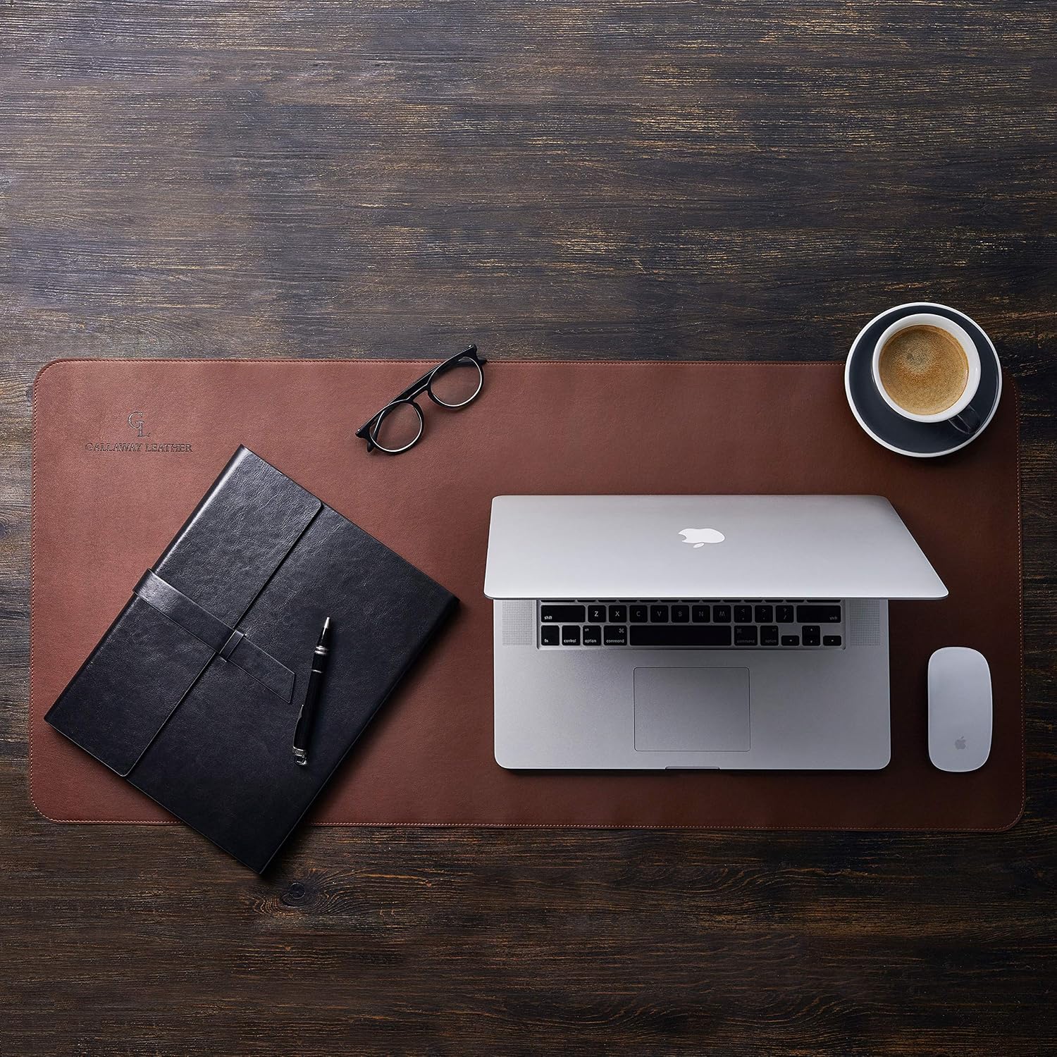سجادة مكتب كبيرة من الجلد الصن - مراجعة Leather Desk Pad وسعره