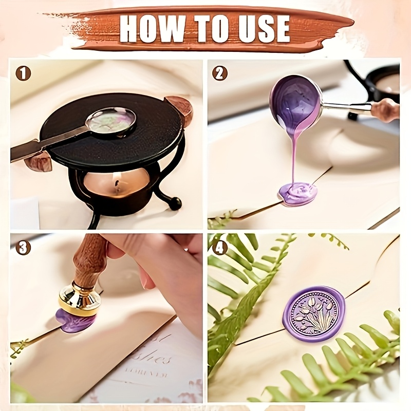 مجموعة أختام شمعية من 21 قطعة  - مراجعة Wax Seal Stamp Set وسعره
