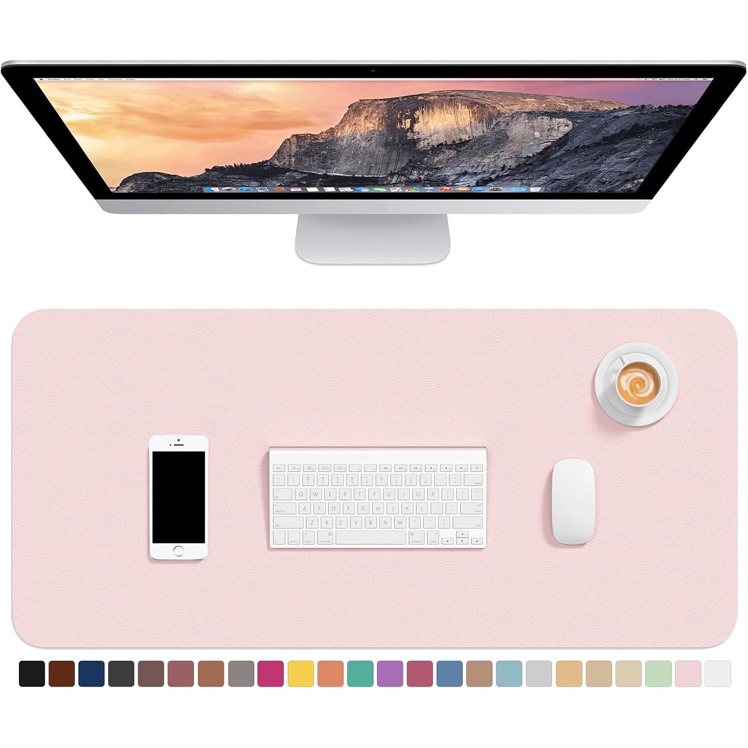 لوحة مكتب من الجلد الصناعي مقا - مراجعة Leather Desk Pad وسعره