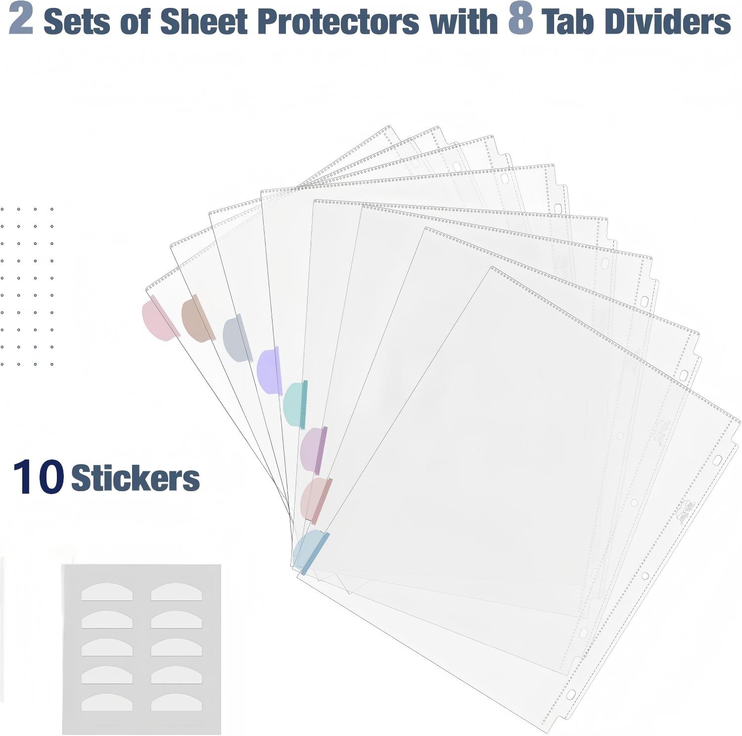 أغلفة ورقية شفافة A4 مع ألسنة  - مراجعة Tab Divider A4 وسعره