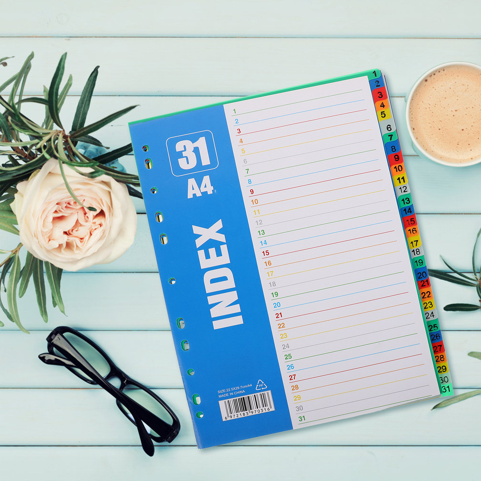 مجموعة واحدة من فواصل الأرقام  - مراجعة Tab Divider A4 وسعره
