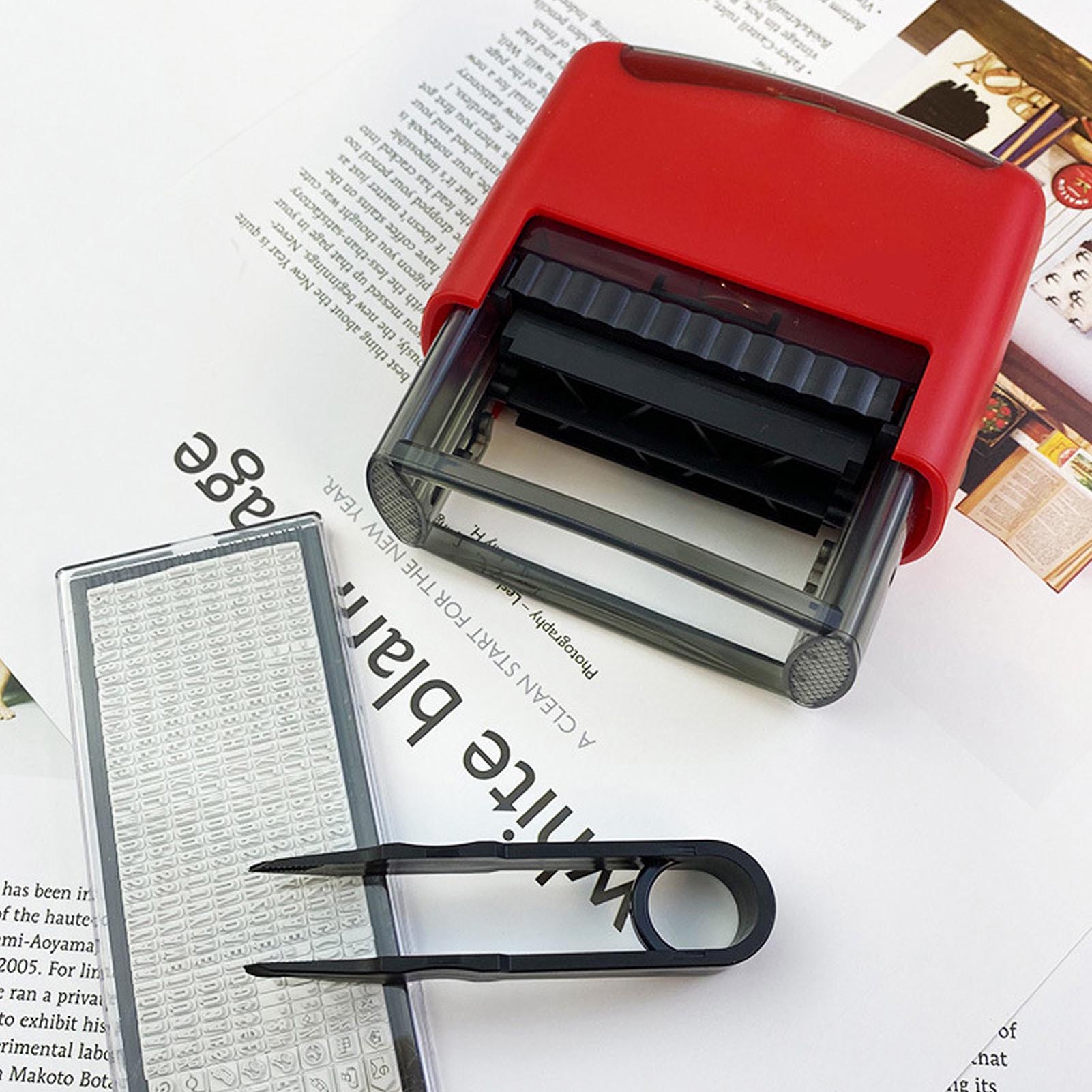 طابعة تواريخ محمولة بحبر أسود، - مراجعة Rubber Date Stamp وسعره