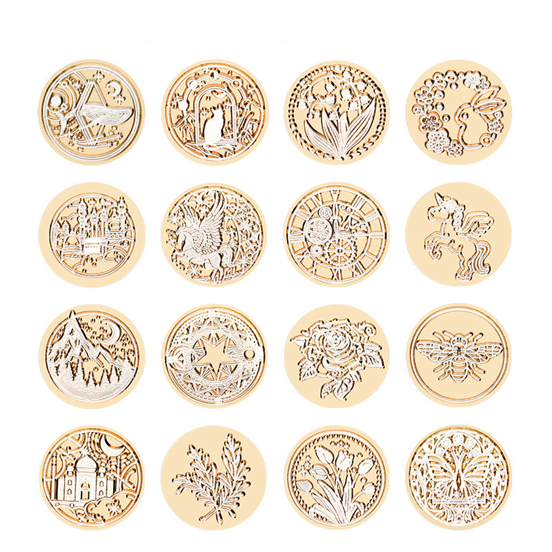 ختم شمعي بنمط زهرة اللوتس والس - مراجعة Wax Seal Stamp Set وسعره
