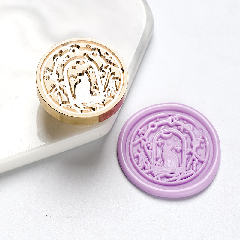 ختم شمعي بنمط زهرة اللوتس والس - مراجعة Wax Seal Stamp Set وسعره