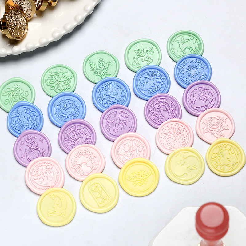 ختم شمعي بنمط زهرة اللوتس والس - مراجعة Wax Seal Stamp Set وسعره