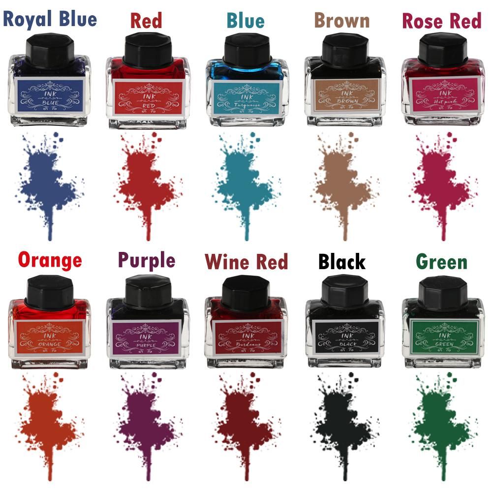 حبر خالي من الكربون لقلم الناف - مراجعة Fountain Pen Bottled Ink وسعره