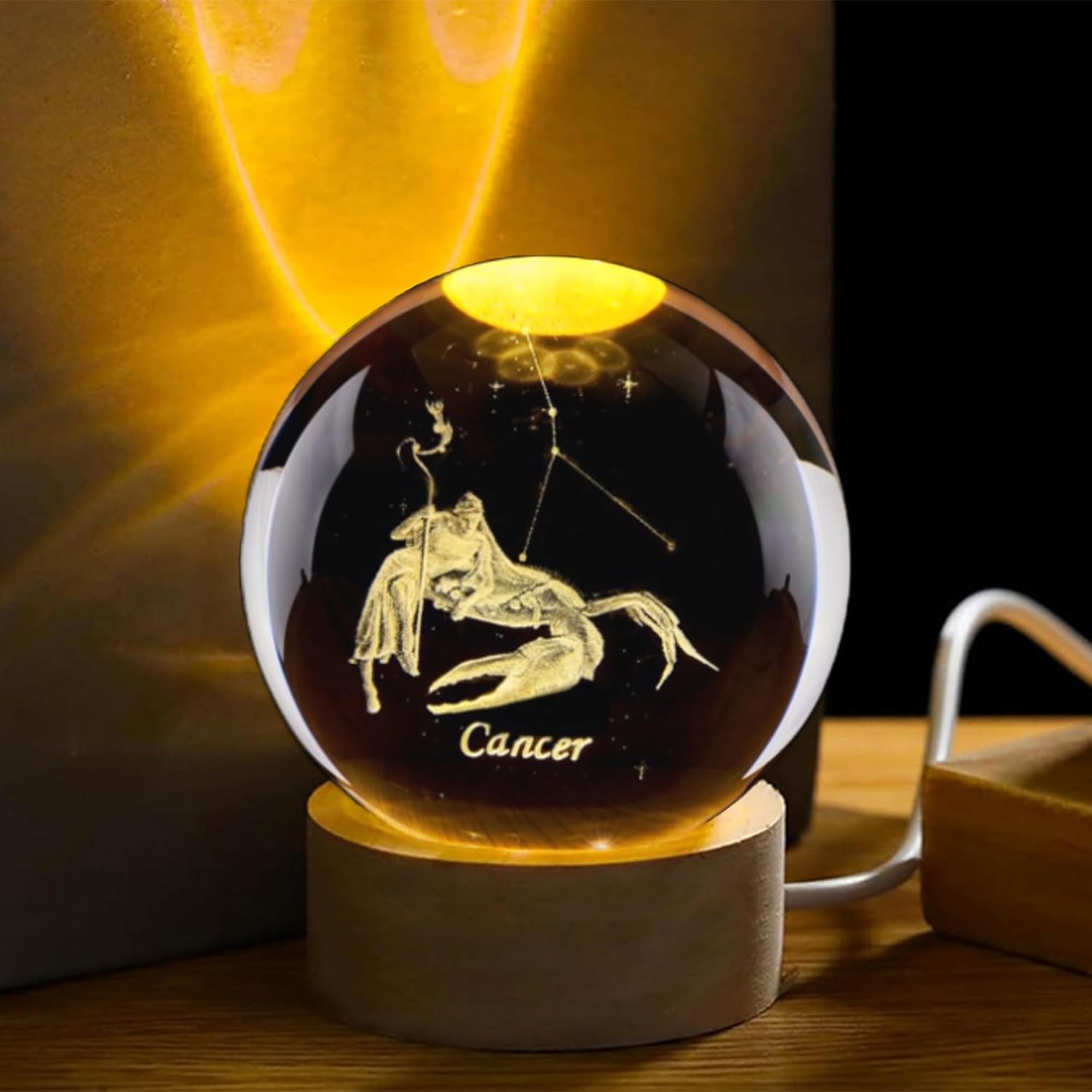 كرة كريستال كوكبة السرطان ثلاث - مراجعة Paper Weight Crystal وسعره