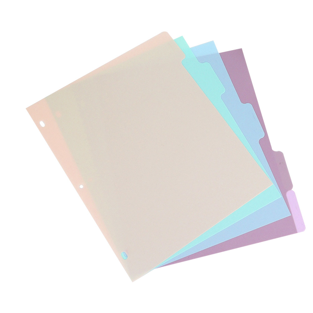 مجموعة من فواصل المجلدات مقاس  - مراجعة Tab Divider A4 وسعره