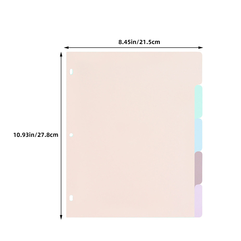 مجموعة من فواصل المجلدات مقاس  - مراجعة Tab Divider A4 وسعره