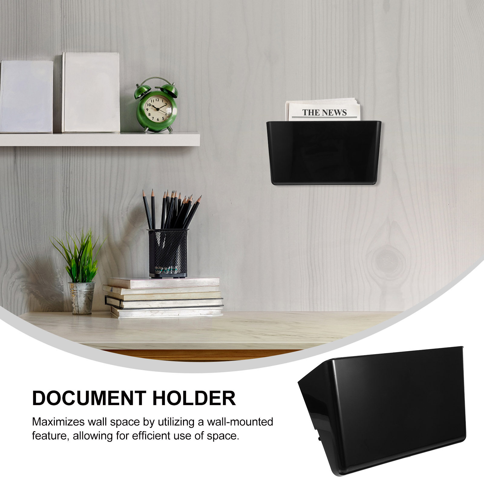 حامل ملفات مثبت على الحائط بجي - مراجعة Magazine Holder Rack وسعره
