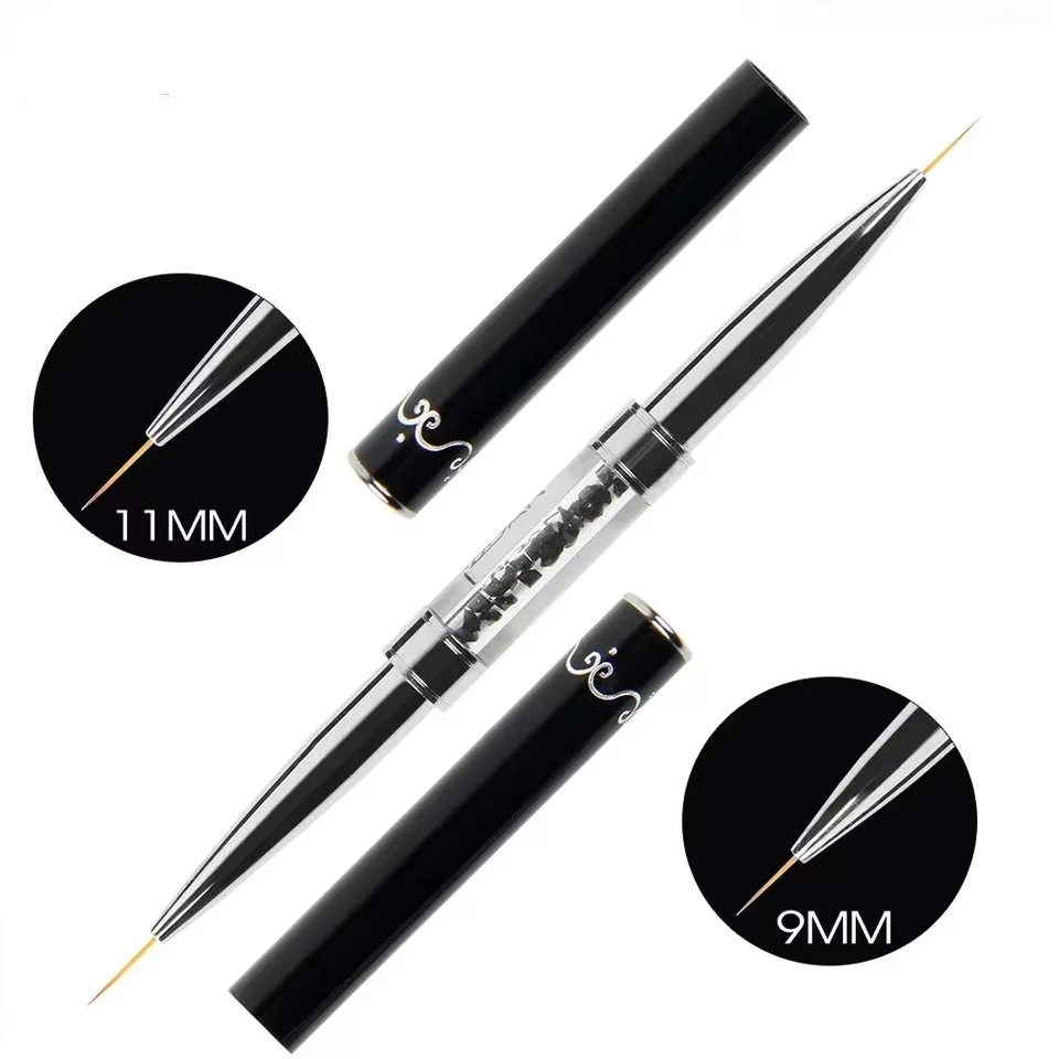 قلم رسم الأظافر ذو رأسين بمقبض - مراجعة Correction Pen Fine وسعره