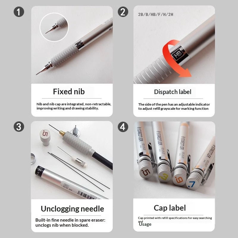 قلم رصاص ميكانيكي من ستيدلر 92 - مراجعة Mechanical Pencil 0.3 وسعره