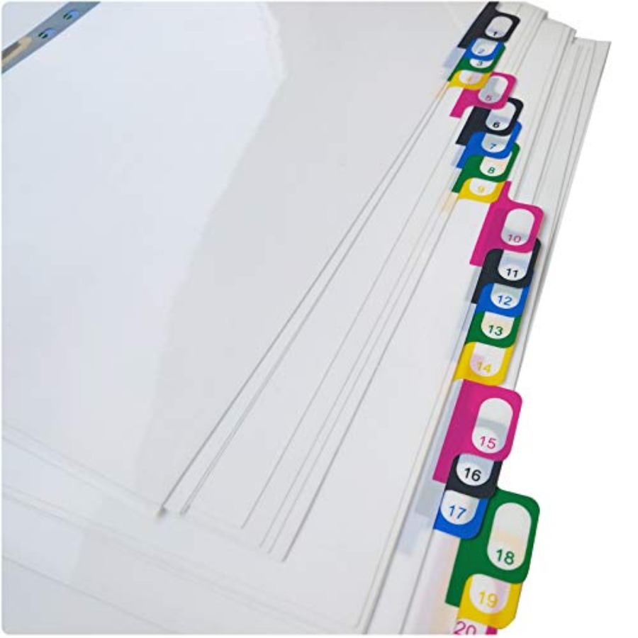 فواصل بلاستيكية لملفات A4 مع أ - مراجعة Tab Divider A4 وسعره