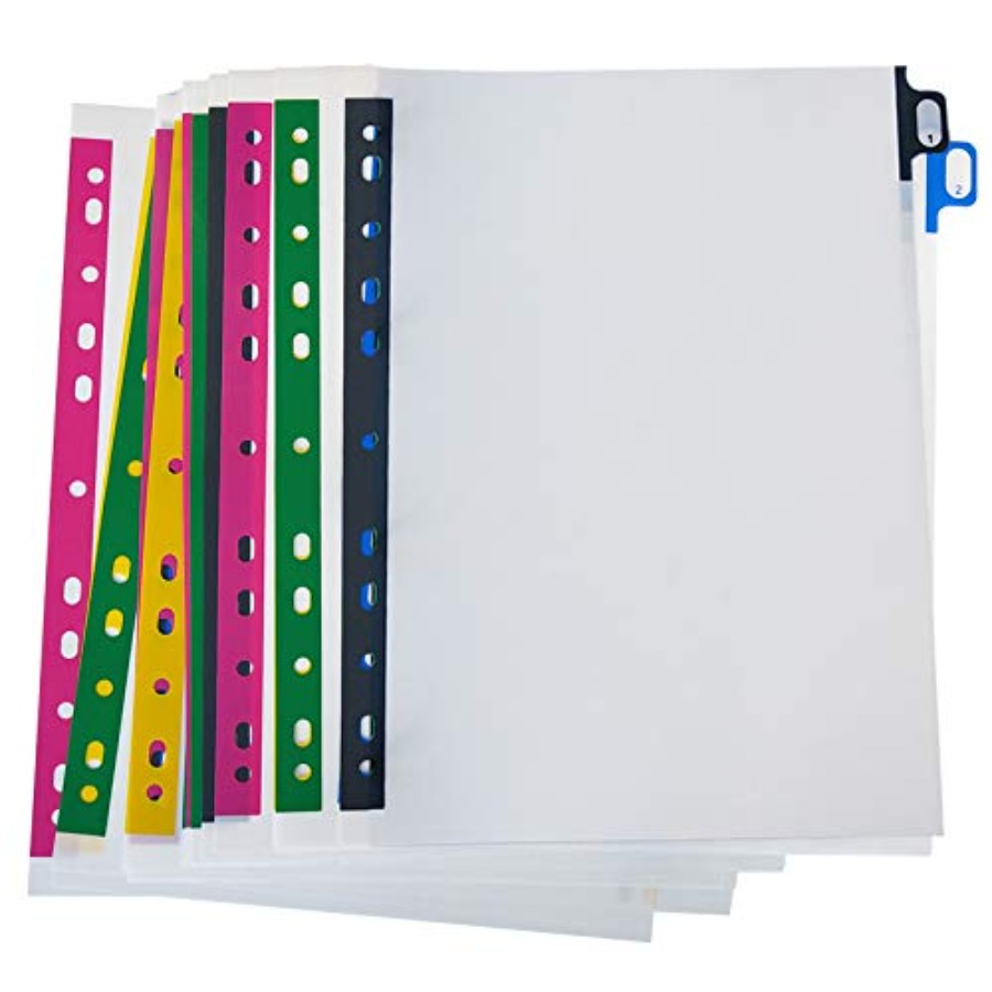 فواصل بلاستيكية لملفات A4 مع أ - مراجعة Tab Divider A4 وسعره