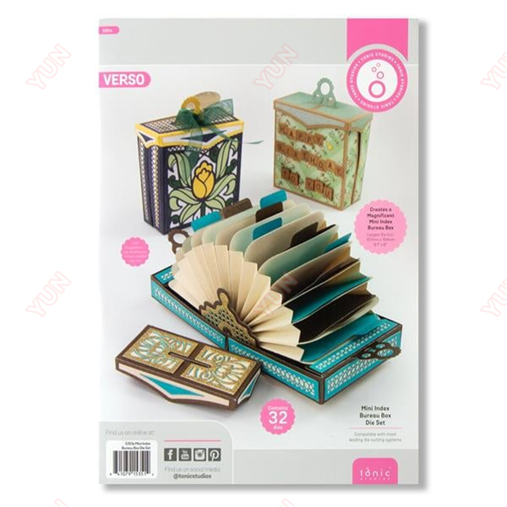 مجموعة قوالب قطع معدنية صغيرة  - مراجعة Card Index Box وسعره
