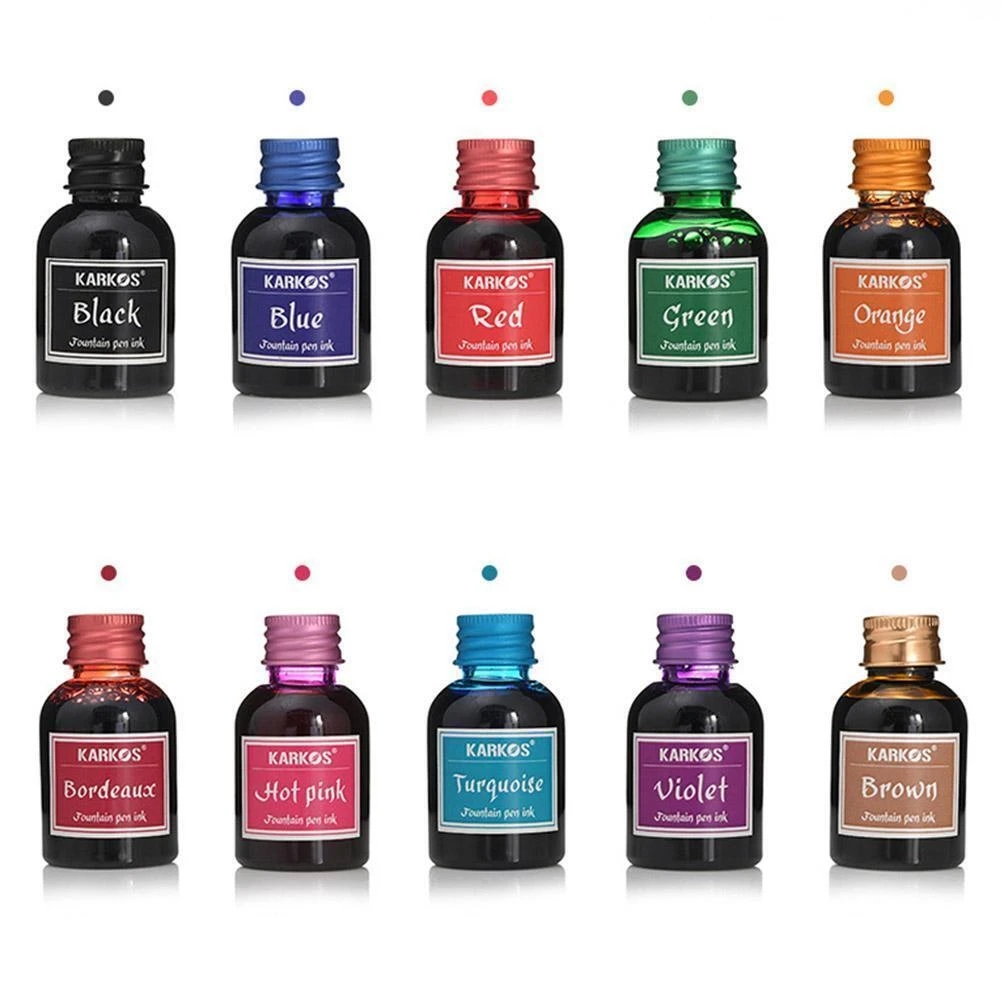 زجاجة حبر قلم حبر 30 مل / مجمو - مراجعة Fountain Pen Bottled Ink وسعره