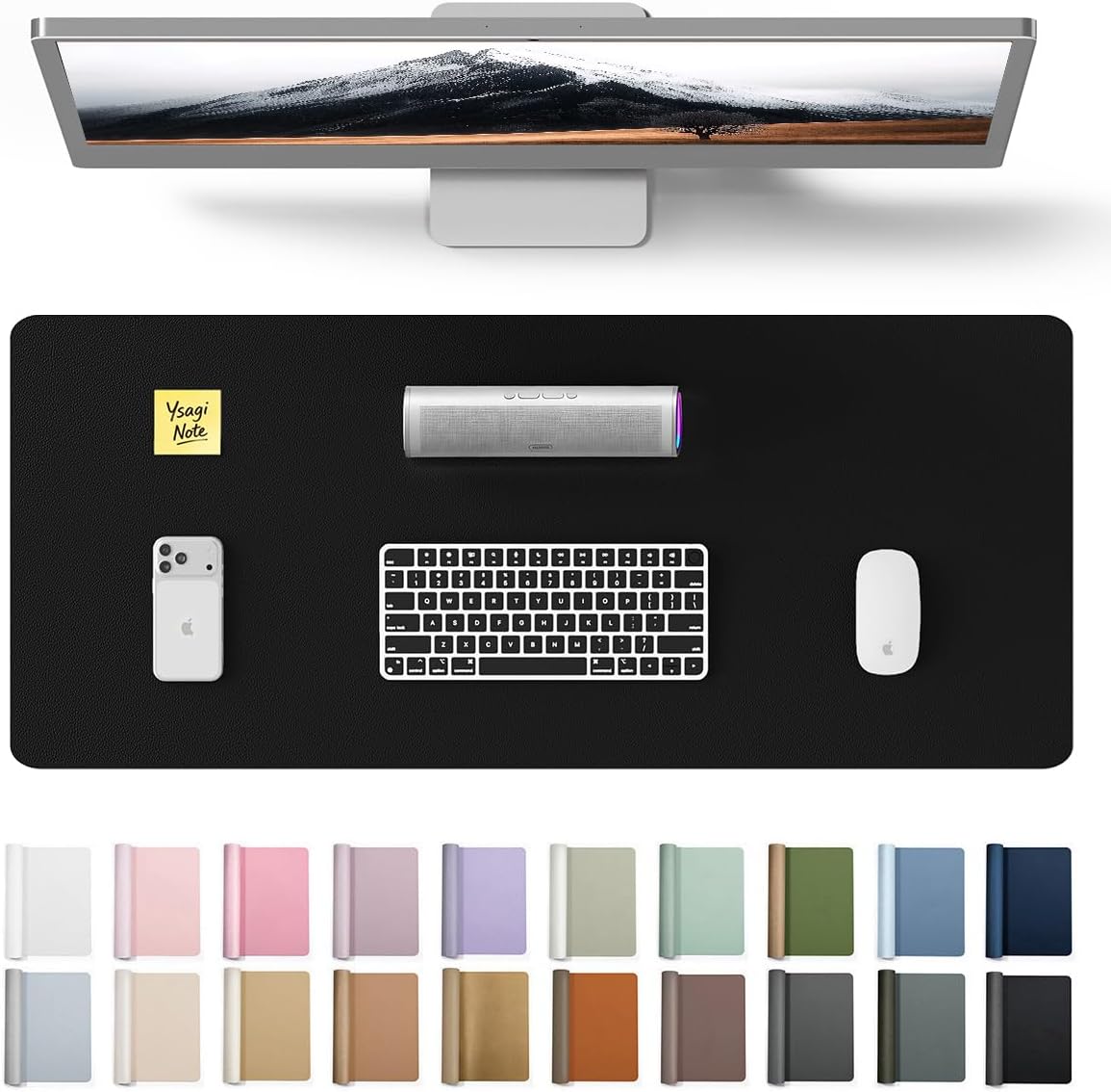 واقي مكتب كبير من الجلد مقاس 2 - مراجعة Leather Desk Pad وسعره
