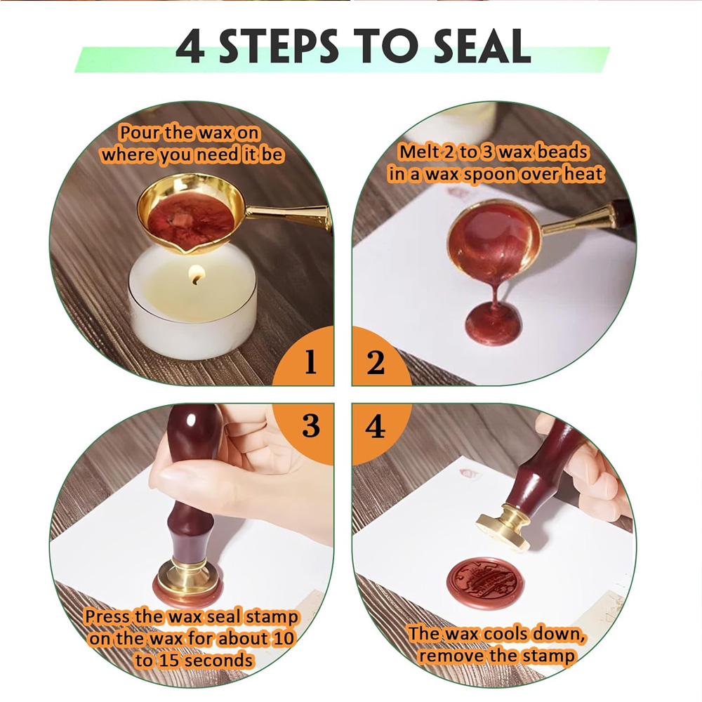 مجموعة أختام شمعية 20 قطعة/مجم - مراجعة Wax Seal Stamp Set وسعره