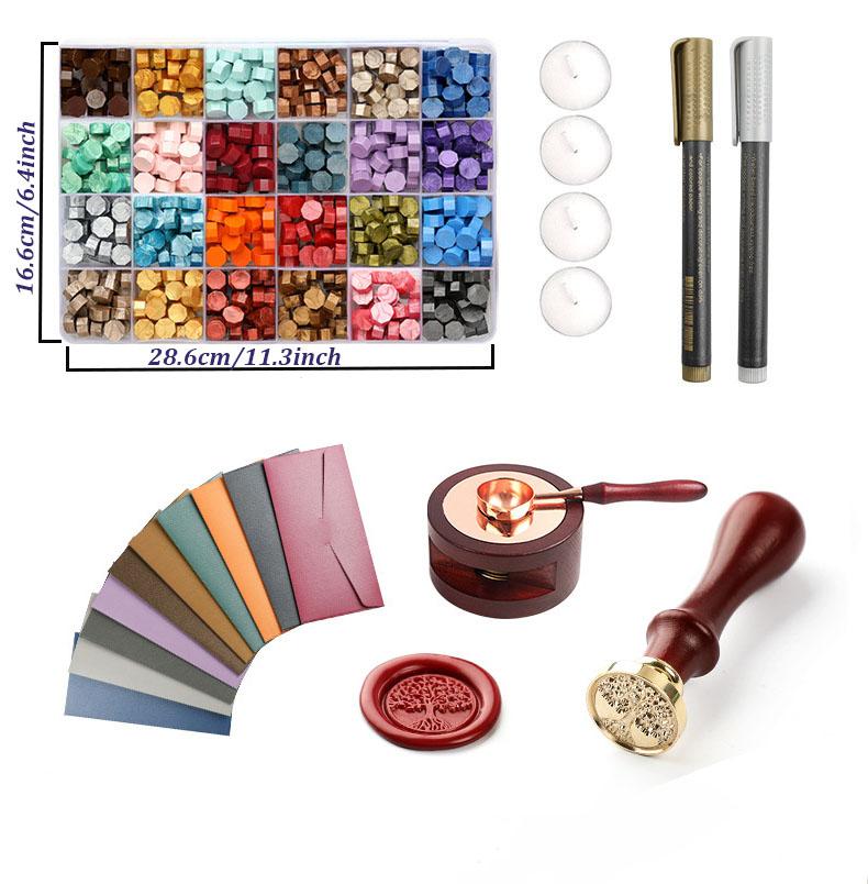 مجموعة أختام شمعية 20 قطعة/مجم - مراجعة Wax Seal Stamp Set وسعره