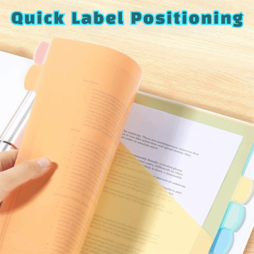 فواصل متينة للمجلدات بألوان با - مراجعة Tab Divider A4 وسعره