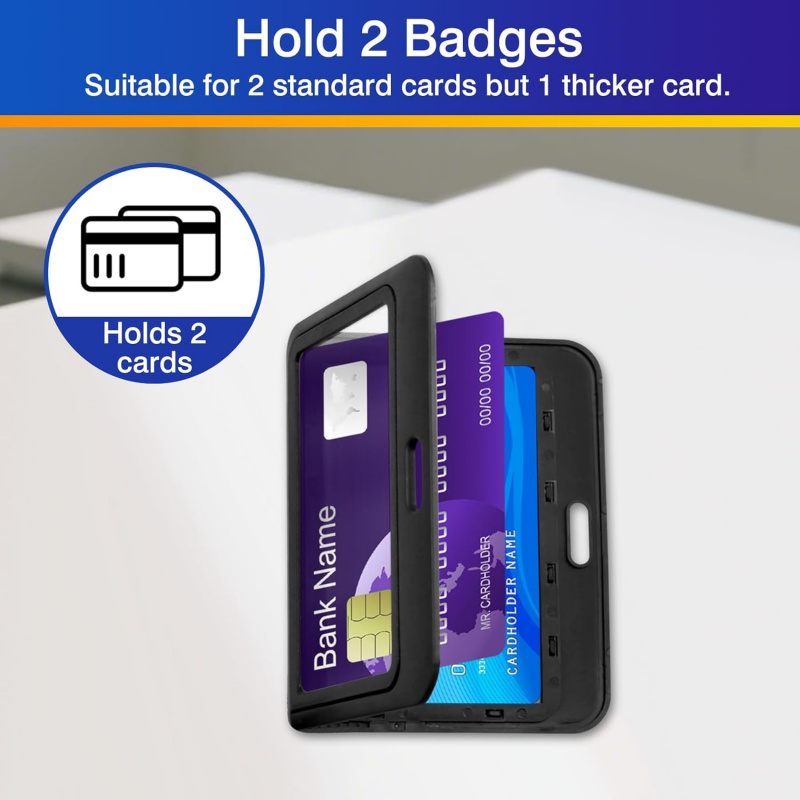 حاملات بطاقات هوية بلاستيكية ص - مراجعة Index Card Holder وسعره