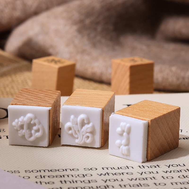 لطيف فراشة الطقس رمز الخشب ختم - مراجعة Rubber Date Stamp وسعره